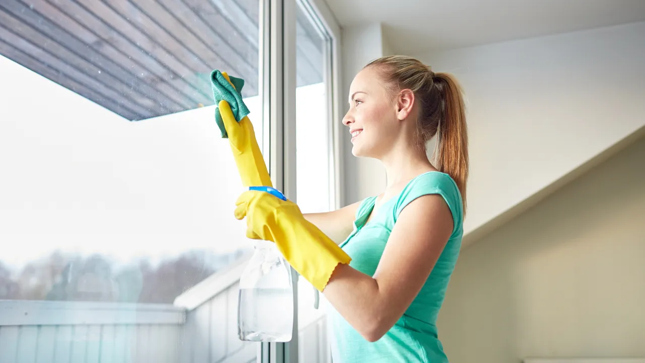 Residential window cleaning in Indio